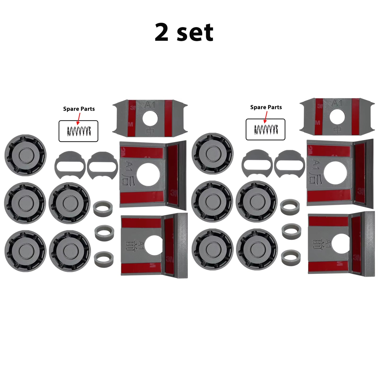 For Bambu Lab A1 anti Vibration Feet Pad Absorbing Pads Bambulab A1 Upgrade Spare Parts 3D Printer Accessories