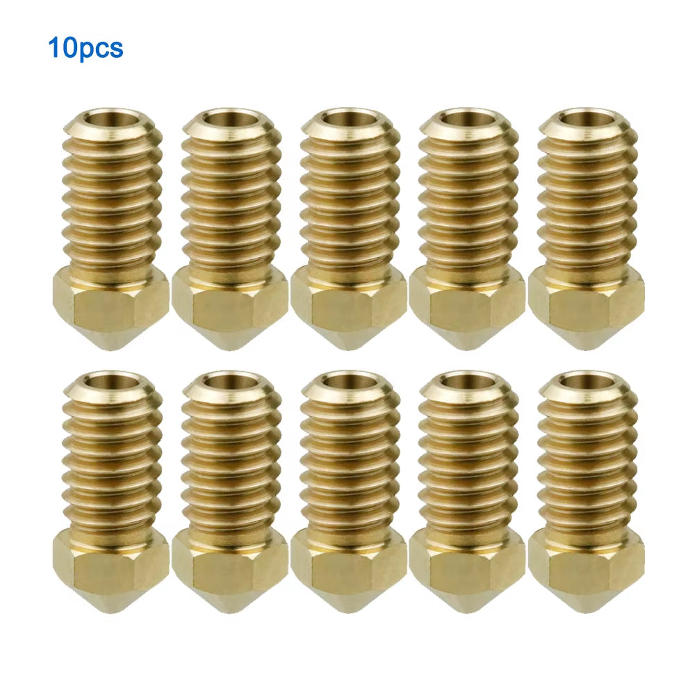 5/10Pcs Brass Nozzle for Bambu Lab A1/ A1 Mini, 0.2 0.4 0.6 0.8Mm 3D Printer Accessories for Bambulab A1 Mini 3D Printer