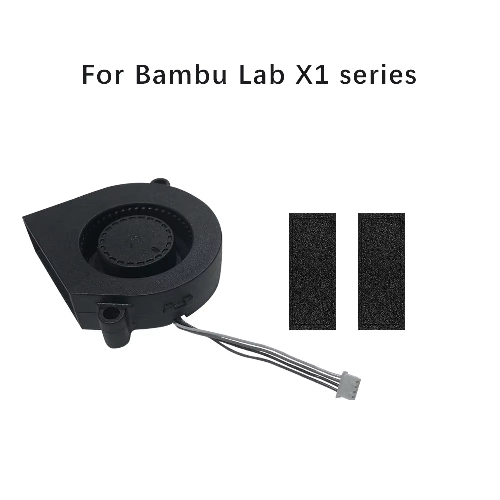 5015 Blower Fan for Bambulab X1 X1C P1P P1S Hotend Radial Fan Cooling Blower Fan Duct Faster Speed Low Noisy 3D Accessories
