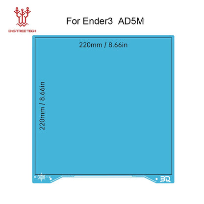 Panda Build Plate Cryogrip Pro Coating No Clog Spring Steel Double-Sided for Bambulab Voron Kobra Adventurer 5M 3D Printer