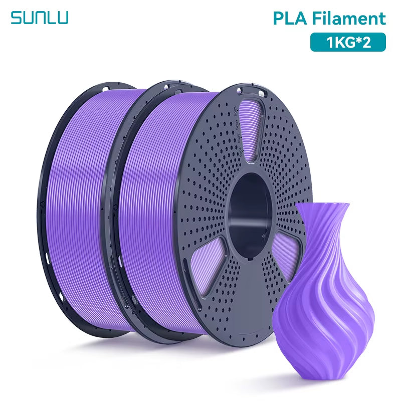 2KG PLA 3D Printer Filament 1.75Mm Neatly Wound 3D Printing Filament Fit Most FDM 3D Printers, 1Kg Spool (2.2Lbs)