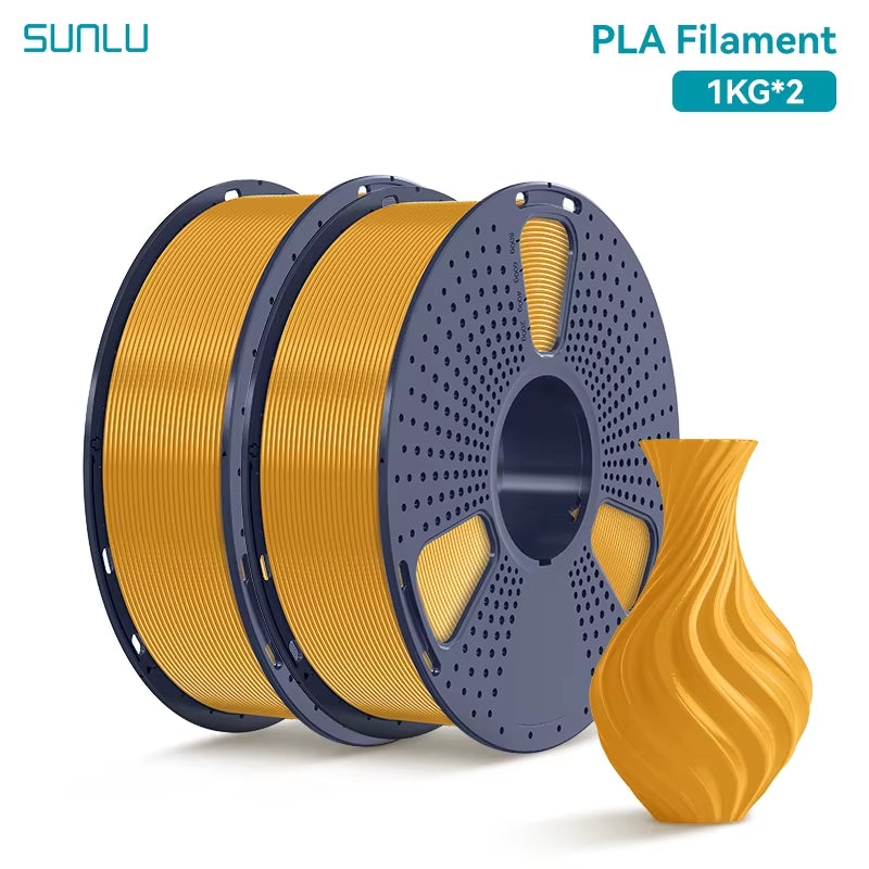 2KG PLA 3D Printer Filament 1.75Mm Neatly Wound 3D Printing Filament Fit Most FDM 3D Printers, 1Kg Spool (2.2Lbs)