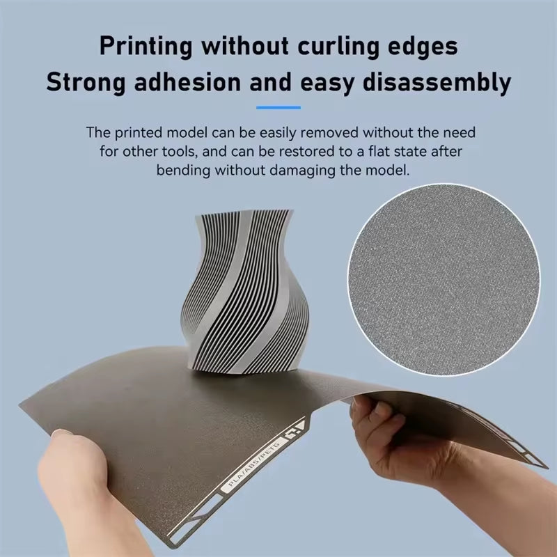 Hiqh Quality Double Sided Smooth Build Plate for Bambulab H2D Bed Texture PEI PEY PET PEO Plate 3D Printer Accessories 325X355Mm