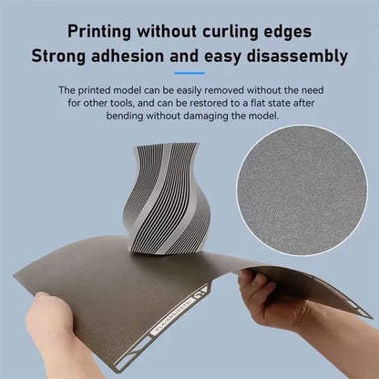 Hiqh Quality Double Sided Smooth Build Plate for Bambulab H2D Bed Texture PEI PEY PET PEO Plate 3D Printer Accessories 325X355Mm