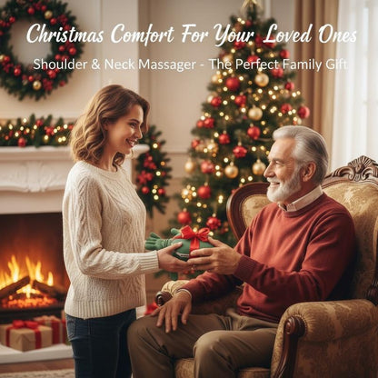Relieve Neck & Shoulder Pain Instantly! Human-Like Massage | 3 Speed Levels | Perfect Gift for Him & Her Adjustable