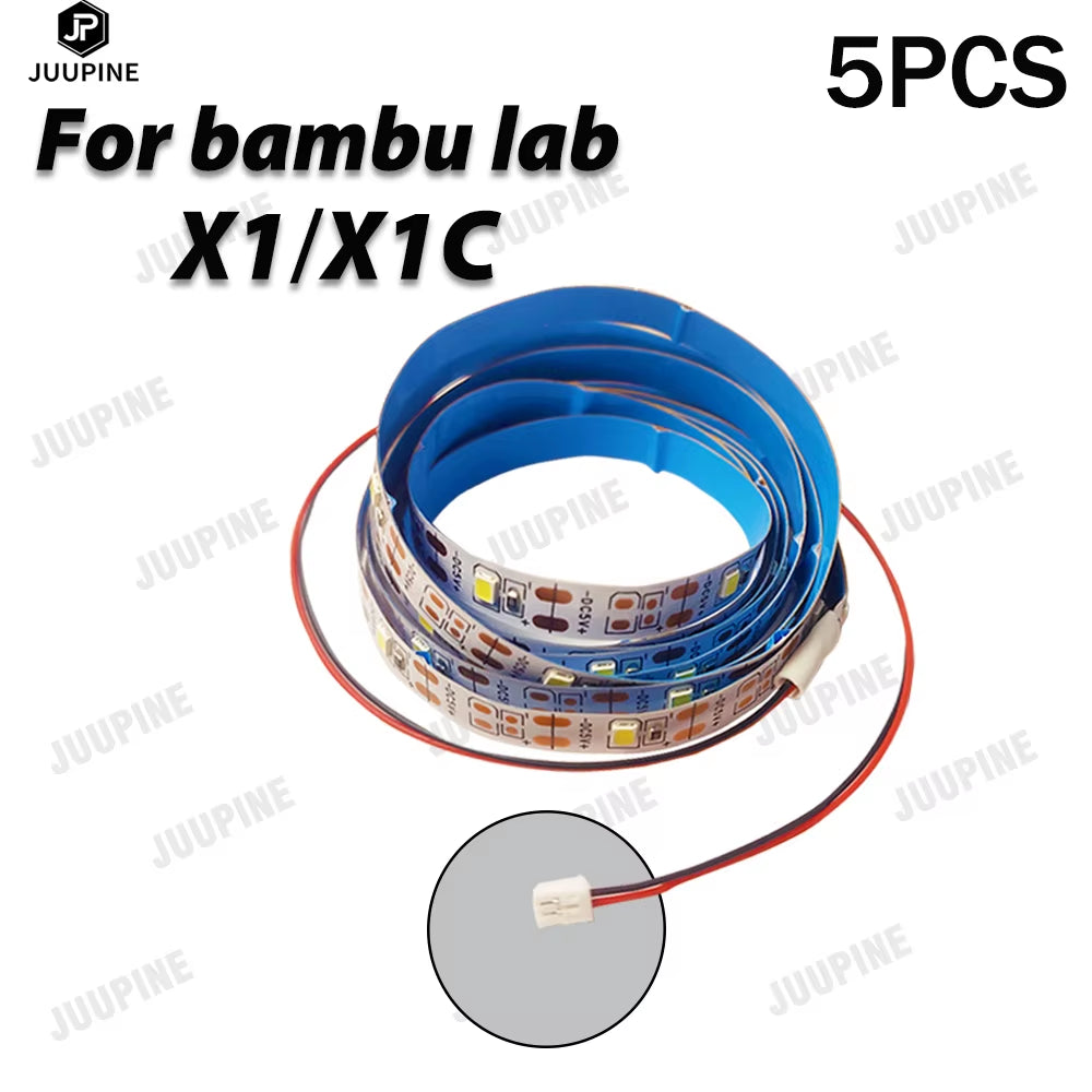 0.3A for Bambu Lab Light P1P P1S X1 X1C LED Light Strip 0.3A LED Light Kit 5V 150Cm High-End Lighting Lamp Bright for Bambulab