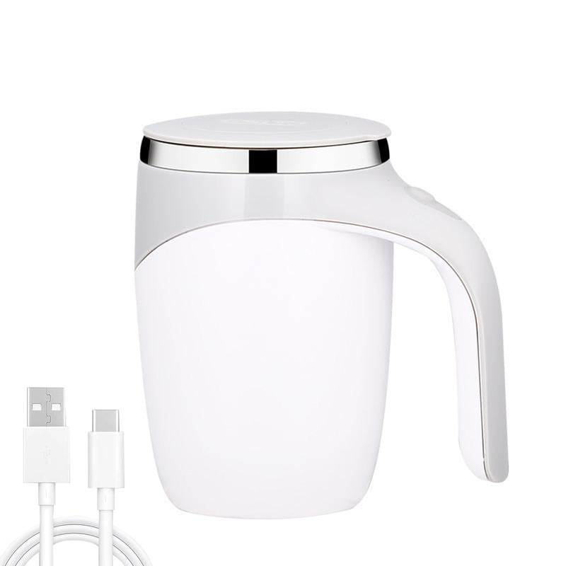 Automatic Magnetic Stirring Coffee Mug, Electric Stainless Steel Self Mixing Coffee Tumbler, Rotating Home Kitchen Office Travel Mixing Cup,Christmas Gift Ideas