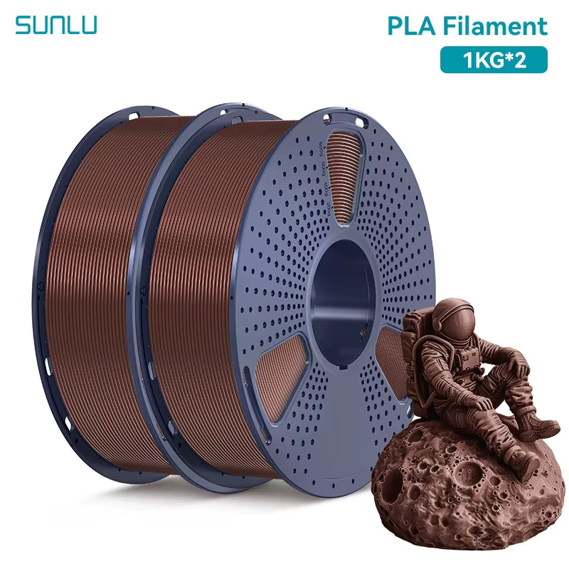 2KG PLA 3D Printer Filament 1.75Mm Neatly Wound 3D Printing Filament Fit Most FDM 3D Printers, 1Kg Spool (2.2Lbs)