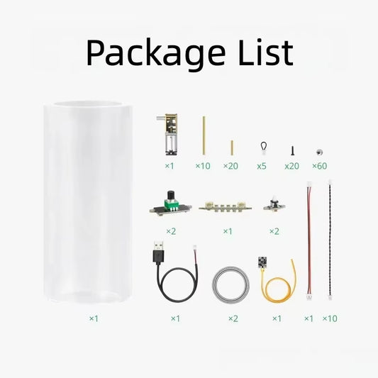 360˚ Rotating Marble Run for Bambulab Enclosed with Lights for Maker World Creator Program ZH057