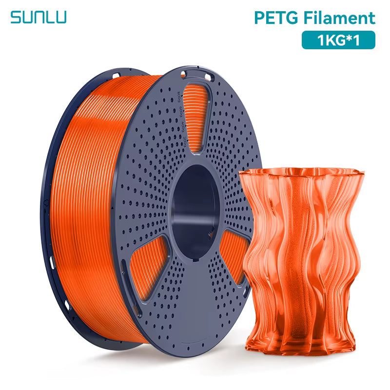 1KG PETG /Clear 3D Printer Filament 1.75Mm 1000G Spool (2.2Lbs) Neatly Arranged No Knot Filament Fit Most FDM Printer