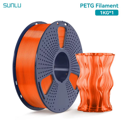1KG PETG /Clear 3D Printer Filament 1.75Mm 1000G Spool (2.2Lbs) Neatly Arranged No Knot Filament Fit Most FDM Printer