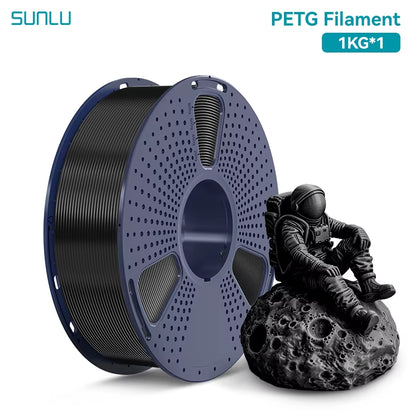 1KG PETG /Clear 3D Printer Filament 1.75Mm 1000G Spool (2.2Lbs) Neatly Arranged No Knot Filament Fit Most FDM Printer