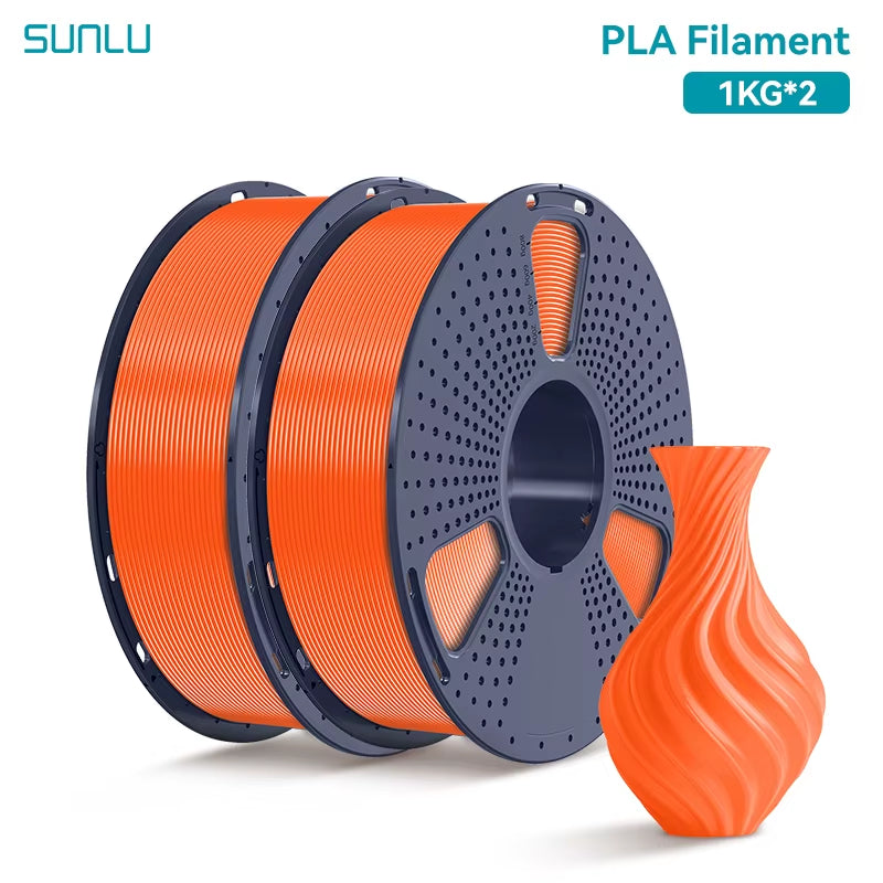 2KG PLA 3D Printer Filament 1.75Mm Neatly Wound 3D Printing Filament Fit Most FDM 3D Printers, 1Kg Spool (2.2Lbs)