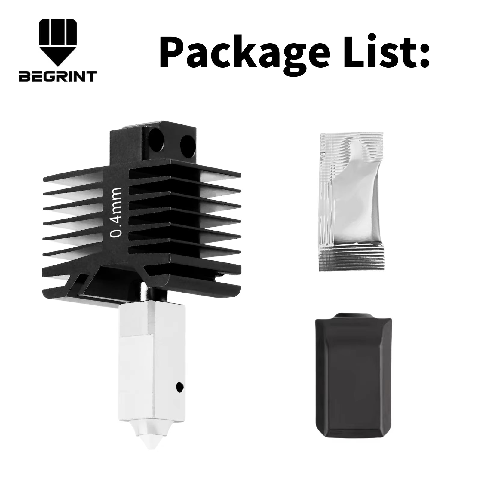 For Bambu Lab X1C/P1P/P1S Hardened Steel Hot End Print Head All-In-One Quick Swap Kit for Bambulab X1 P1 Series 3D Printer Part