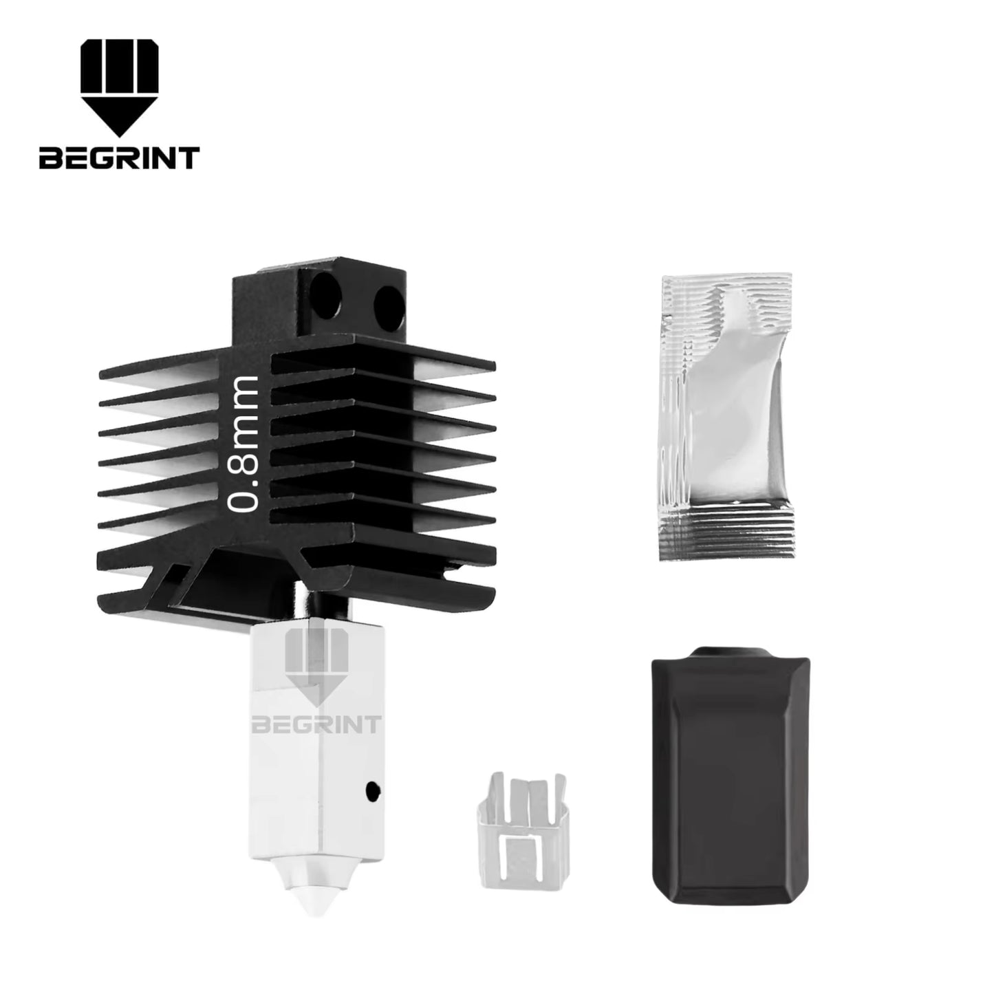 For Bambu Lab X1C/P1P/P1S Hardened Steel Hot End Print Head All-In-One Quick Swap Kit for Bambulab X1 P1 Series 3D Printer Part