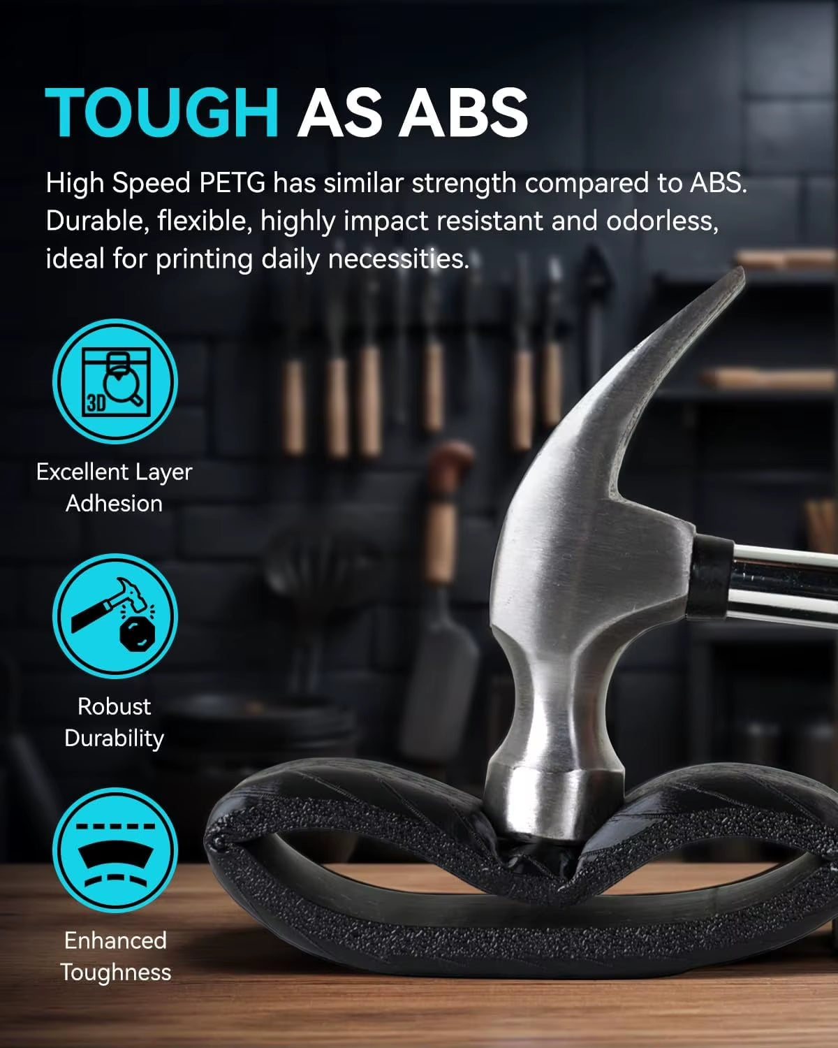 5KG High Speed Matte PETG Filament 1.75Mm +/- 0.02 Mm 1Kg Spool (2.2Lbs) High Speed Printing Filament Fit Most FDM Printer