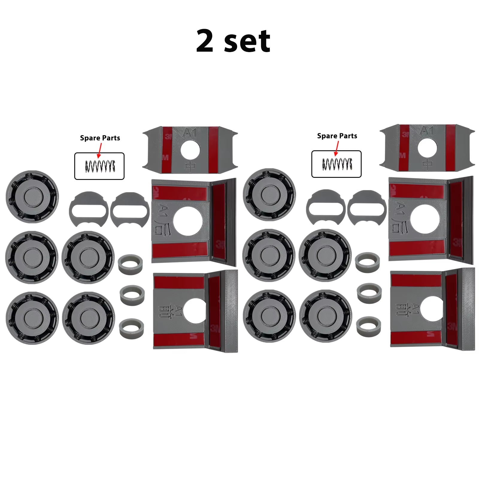 For Bambu Lab A1 anti Vibration Feet Pad Absorbing Pads Bambulab A1 Upgrade Spare Parts 3D Printer Accessories