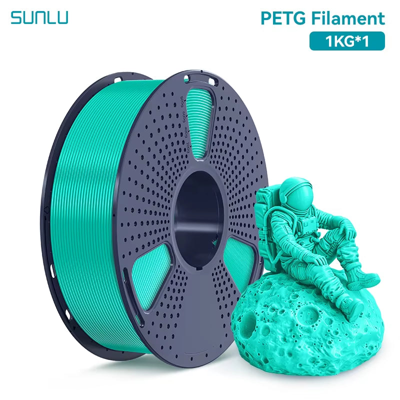 1KG PETG /Clear 3D Printer Filament 1.75Mm 1000G Spool (2.2Lbs) Neatly Arranged No Knot Filament Fit Most FDM Printer