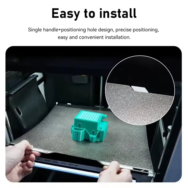 Hiqh Quality Double Sided Smooth Build Plate for Bambulab H2D Bed Texture PEI PEY PET PEO Plate 3D Printer Accessories 325X355Mm