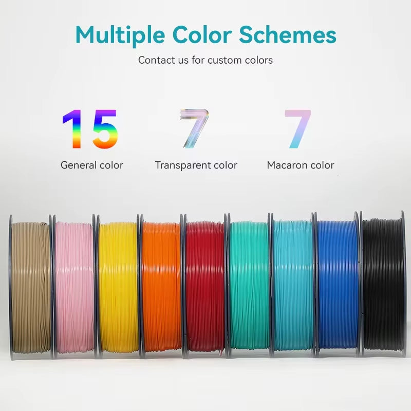 1KG PETG /Clear 3D Printer Filament 1.75Mm 1000G Spool (2.2Lbs) Neatly Arranged No Knot Filament Fit Most FDM Printer