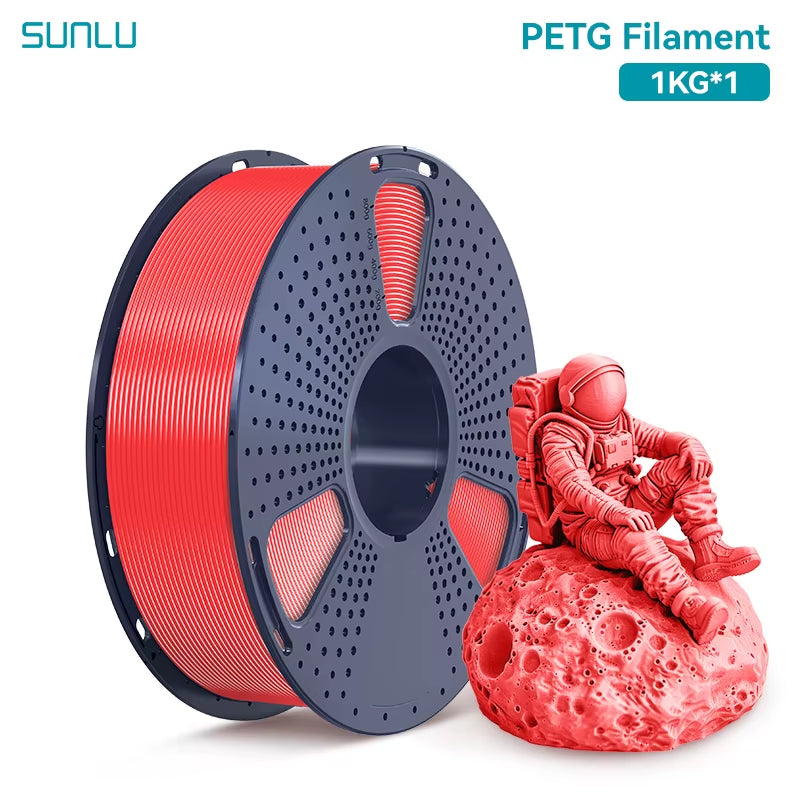 1KG PETG /Clear 3D Printer Filament 1.75Mm 1000G Spool (2.2Lbs) Neatly Arranged No Knot Filament Fit Most FDM Printer