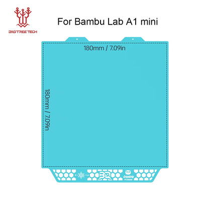 Panda Build Plate Cryogrip Pro Coating No Clog Spring Steel Double-Sided for Bambulab Voron Kobra Adventurer 5M 3D Printer