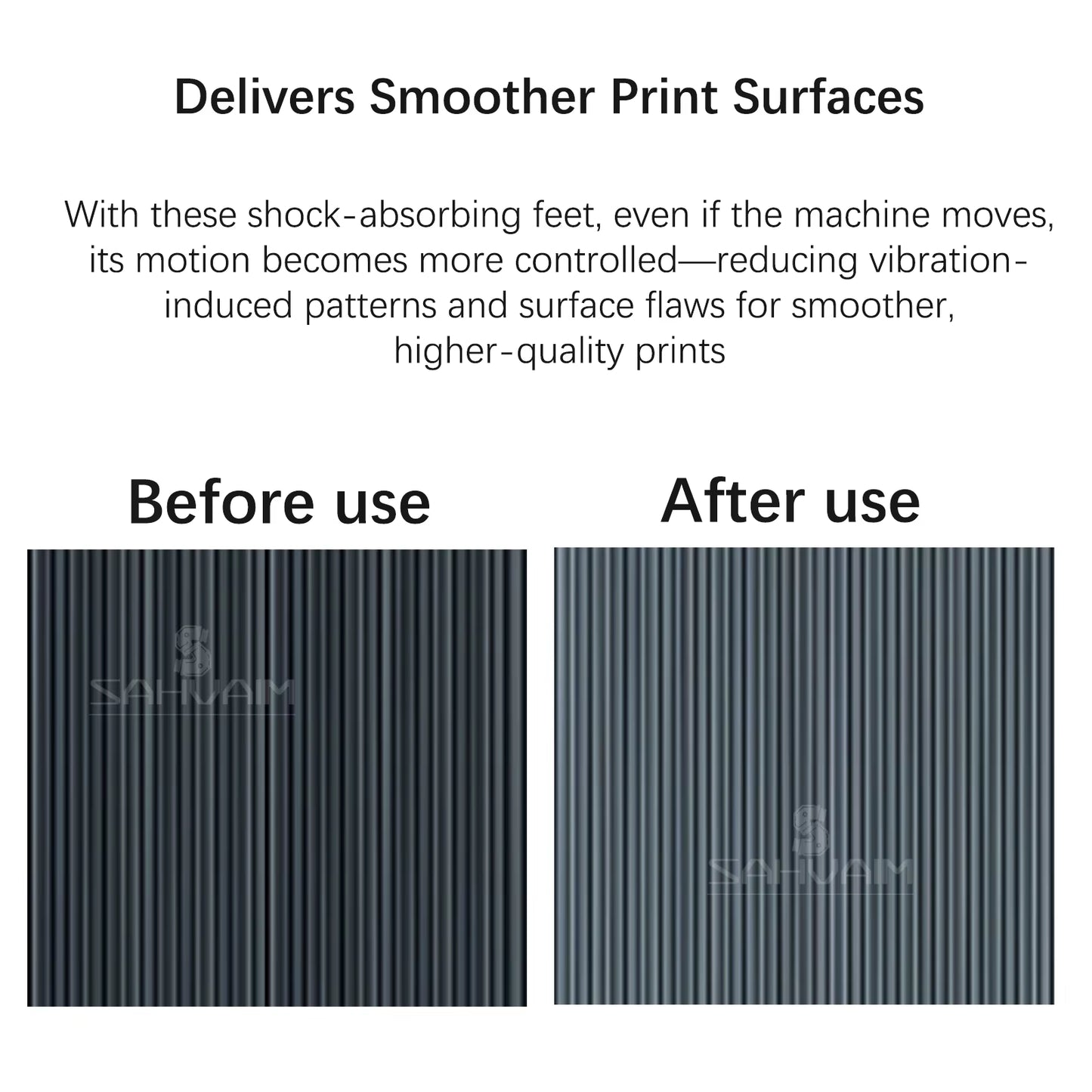 For Bambu Lab A1 anti Vibration Feet Pad Absorbing Pads Bambulab A1 Upgrade Spare Parts 3D Printer Accessories