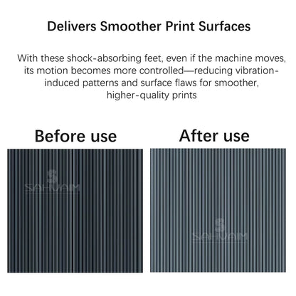 For Bambu Lab A1 anti Vibration Feet Pad Absorbing Pads Bambulab A1 Upgrade Spare Parts 3D Printer Accessories