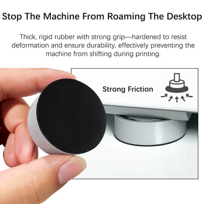 For Bambu Lab A1 anti Vibration Feet Pad Absorbing Pads Bambulab A1 Upgrade Spare Parts 3D Printer Accessories