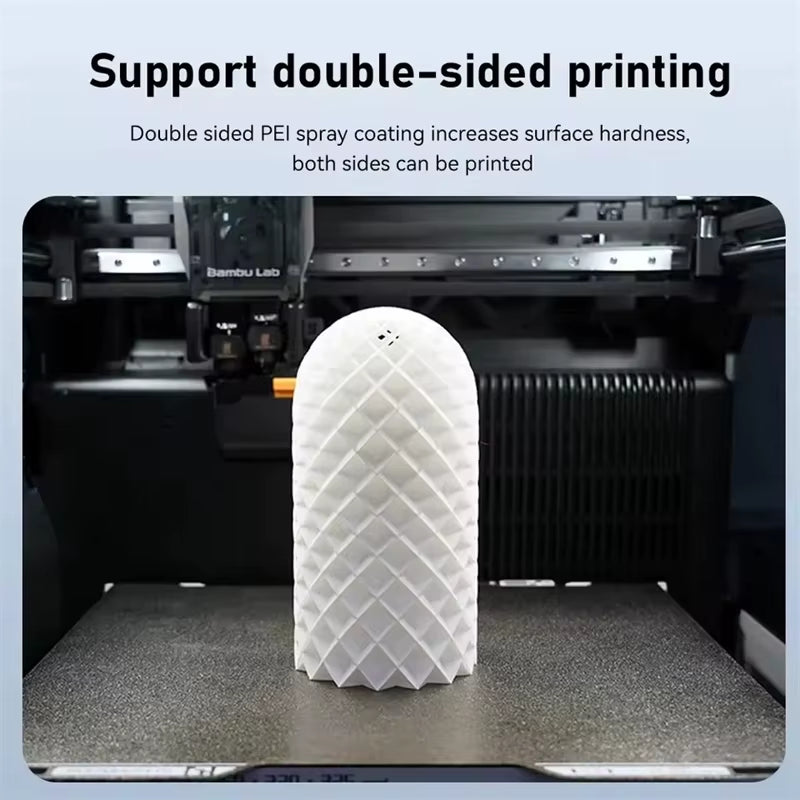 Hiqh Quality Double Sided Smooth Build Plate for Bambulab H2D Bed Texture PEI PEY PET PEO Plate 3D Printer Accessories 325X355Mm