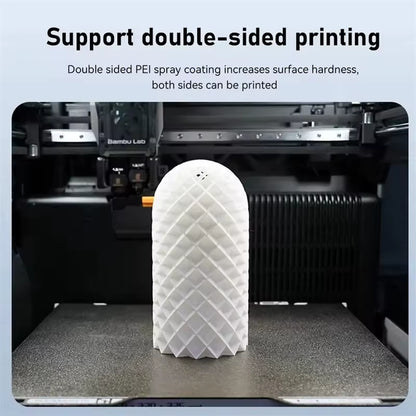 Hiqh Quality Double Sided Smooth Build Plate for Bambulab H2D Bed Texture PEI PEY PET PEO Plate 3D Printer Accessories 325X355Mm