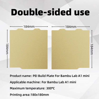 For Bambu Lab A1 MINI Build Plate Multicolor Multi Pattern for BAMBULAB A1MINI 3D Printer Parts