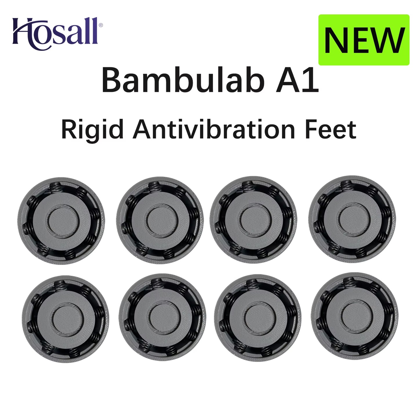 For Bambu Lab A1 anti Vibration Feet Pad Absorbing Pads Bambulab A1 Upgrade Spare Parts 3D Printer Accessories