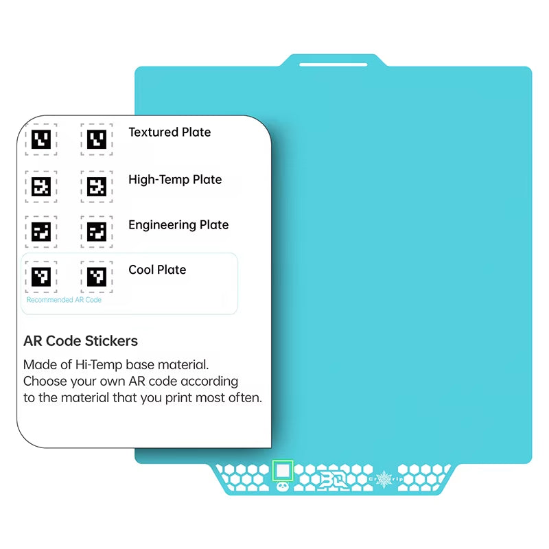 Panda Build Plate Cryogrip Pro Coating No Clog Spring Steel Double-Sided for Bambulab Voron Kobra Adventurer 5M 3D Printer