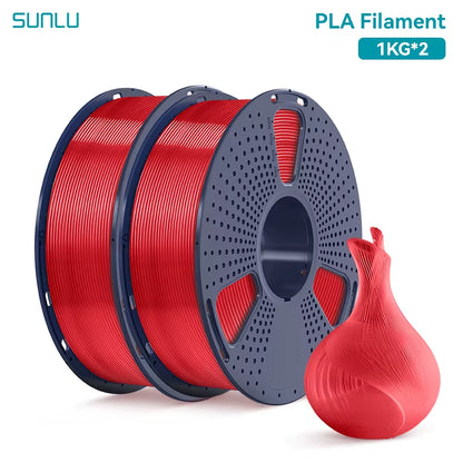 2KG PLA 3D Printer Filament 1.75Mm Neatly Wound 3D Printing Filament Fit Most FDM 3D Printers, 1Kg Spool (2.2Lbs)
