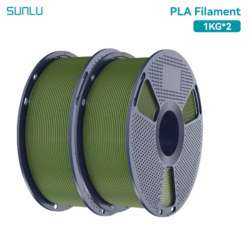2KG PLA 3D Printer Filament 1.75Mm Neatly Wound 3D Printing Filament Fit Most FDM 3D Printers, 1Kg Spool (2.2Lbs)
