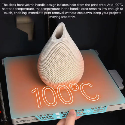 Panda Build Plate Cryogrip Pro Coating No Clog Spring Steel Double-Sided for Bambulab Voron Kobra Adventurer 5M 3D Printer