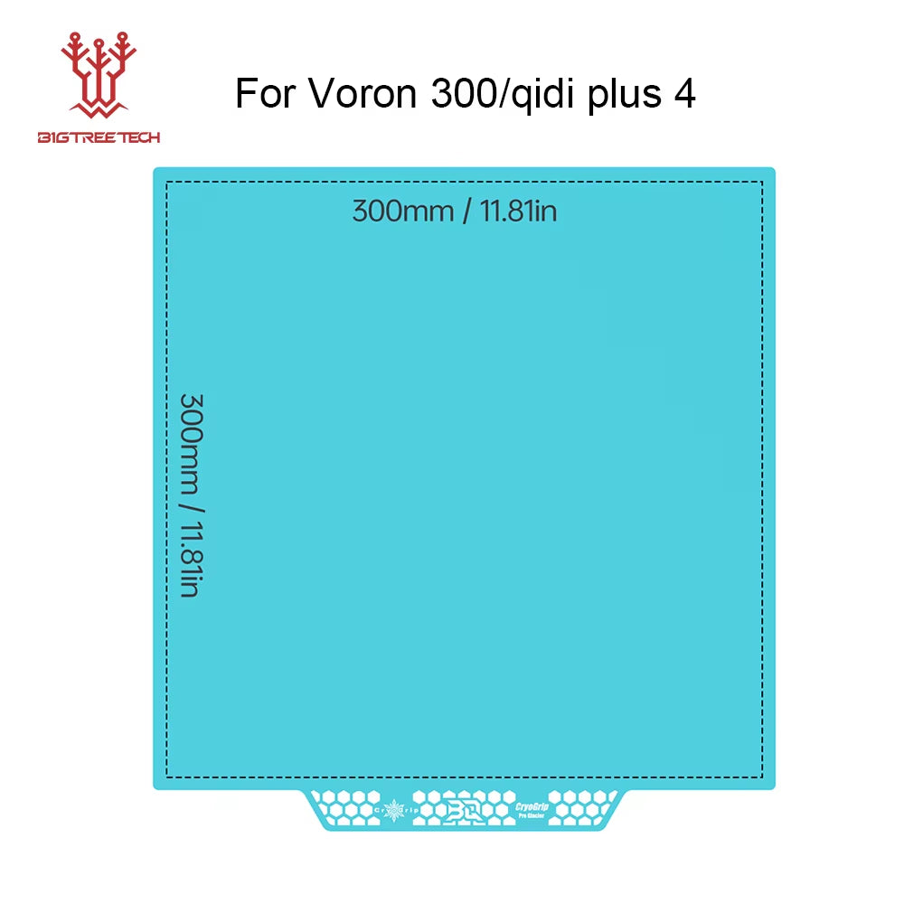 Panda Build Plate Cryogrip Pro Coating No Clog Spring Steel Double-Sided for Bambulab Voron Kobra Adventurer 5M 3D Printer