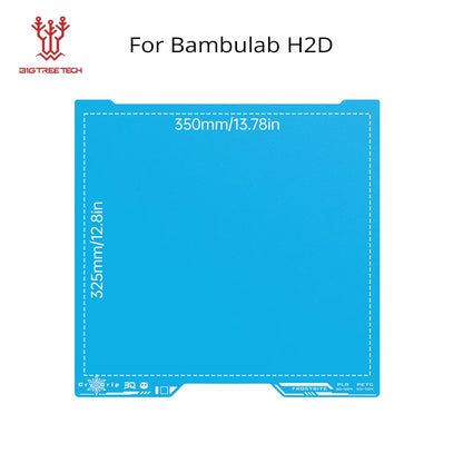 Panda Build Plate Cryogrip Pro Coating No Clog Spring Steel Double-Sided for Bambulab Voron Kobra Adventurer 5M 3D Printer