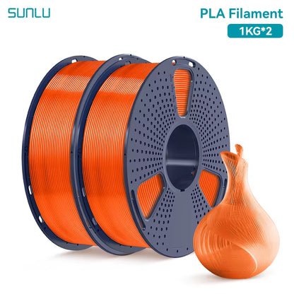 2KG PLA 3D Printer Filament 1.75Mm Neatly Wound 3D Printing Filament Fit Most FDM 3D Printers, 1Kg Spool (2.2Lbs)