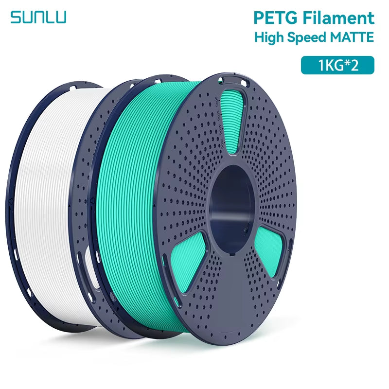 2KG High Speed Matte PETG Filament 1.75Mm 1000G Spool (2.2Lbs) High Speed Printing Filament Fit Most FDM Printer