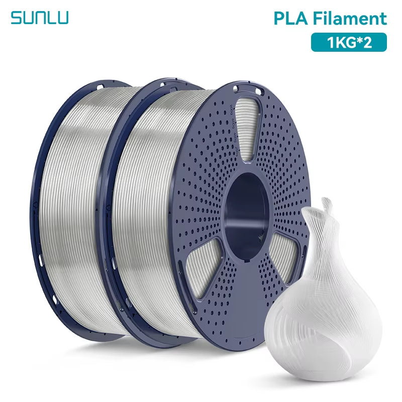2KG PLA 3D Printer Filament 1.75Mm Neatly Wound 3D Printing Filament Fit Most FDM 3D Printers, 1Kg Spool (2.2Lbs)