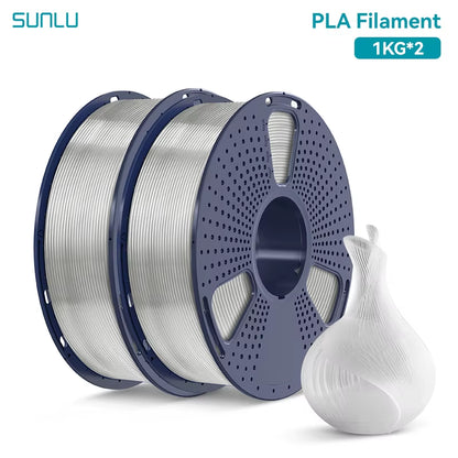 2KG PLA 3D Printer Filament 1.75Mm Neatly Wound 3D Printing Filament Fit Most FDM 3D Printers, 1Kg Spool (2.2Lbs)