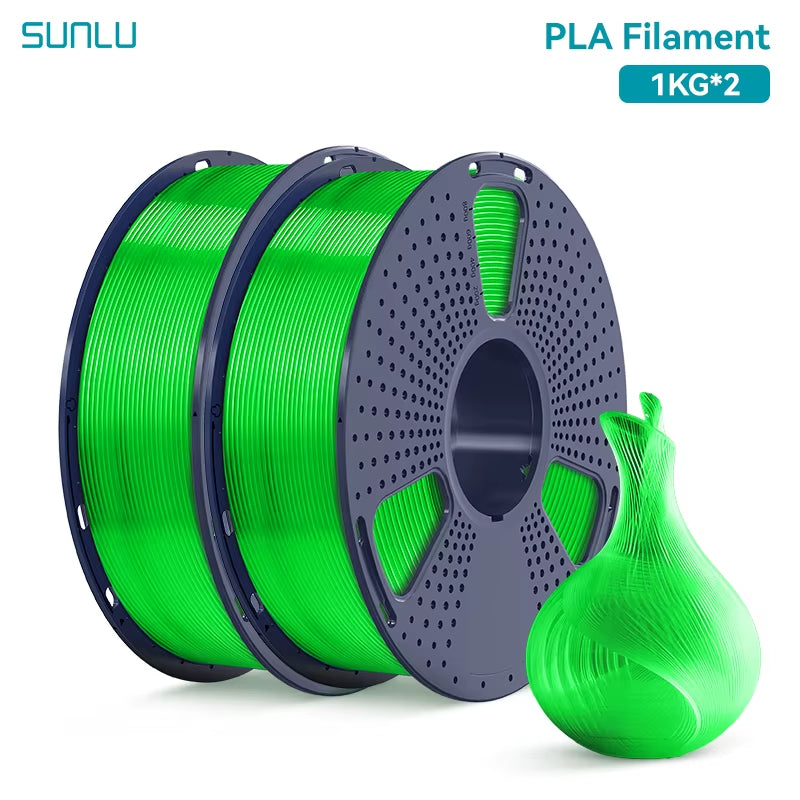 2KG PLA 3D Printer Filament 1.75Mm Neatly Wound 3D Printing Filament Fit Most FDM 3D Printers, 1Kg Spool (2.2Lbs)