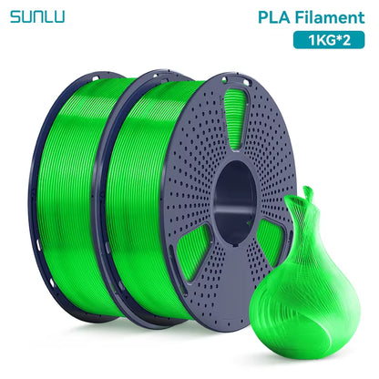 2KG PLA 3D Printer Filament 1.75Mm Neatly Wound 3D Printing Filament Fit Most FDM 3D Printers, 1Kg Spool (2.2Lbs)