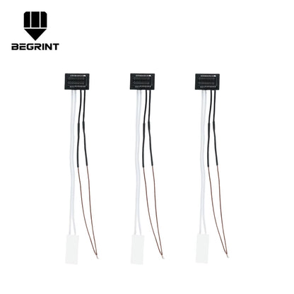 Caremic Heater & Thermistor for Bambu Lab P1P P1S Hotend Ceramic Cartridge Temperature Sensor for Bambulab P1S P1P 3D Printer