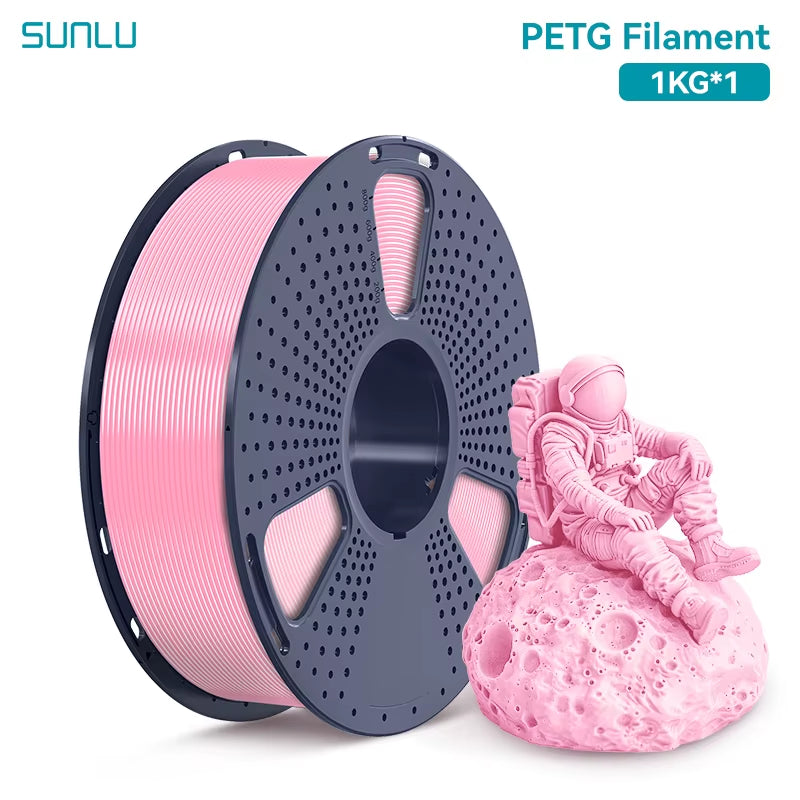 1KG PETG /Clear 3D Printer Filament 1.75Mm 1000G Spool (2.2Lbs) Neatly Arranged No Knot Filament Fit Most FDM Printer