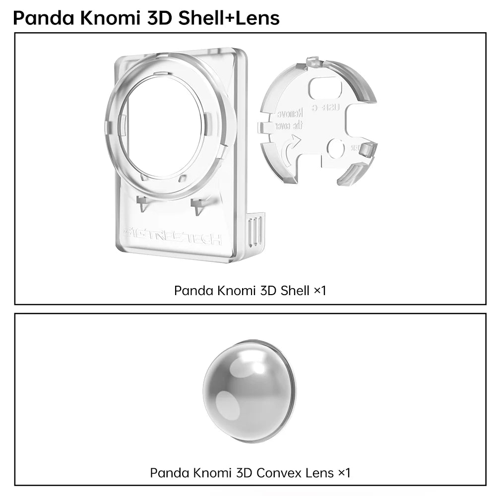 BIGTREETECH Panda Knomi Smart Display Companion for Bambulab Printers, Wireless Control & Custom Gifs