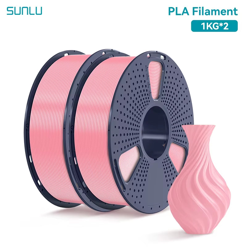 2KG PLA 3D Printer Filament 1.75Mm Neatly Wound 3D Printing Filament Fit Most FDM 3D Printers, 1Kg Spool (2.2Lbs)