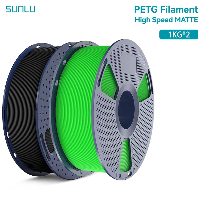 2KG High Speed Matte PETG Filament 1.75Mm 1000G Spool (2.2Lbs) High Speed Printing Filament Fit Most FDM Printer
